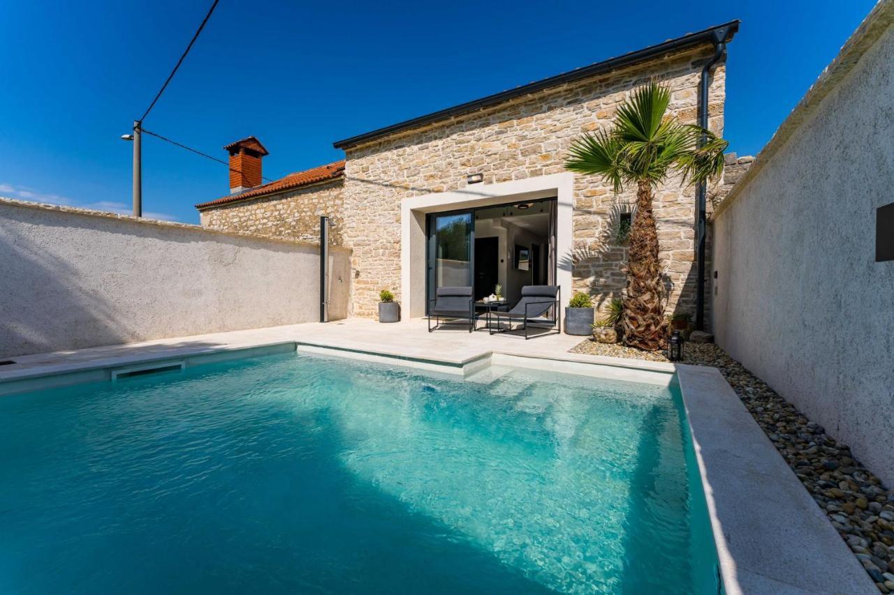 Вилла Stone House With Pool Poeta Pridraga Экстерьер фото