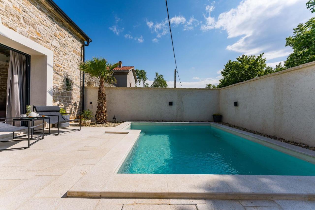 Вилла Stone House With Pool Poeta Pridraga Экстерьер фото